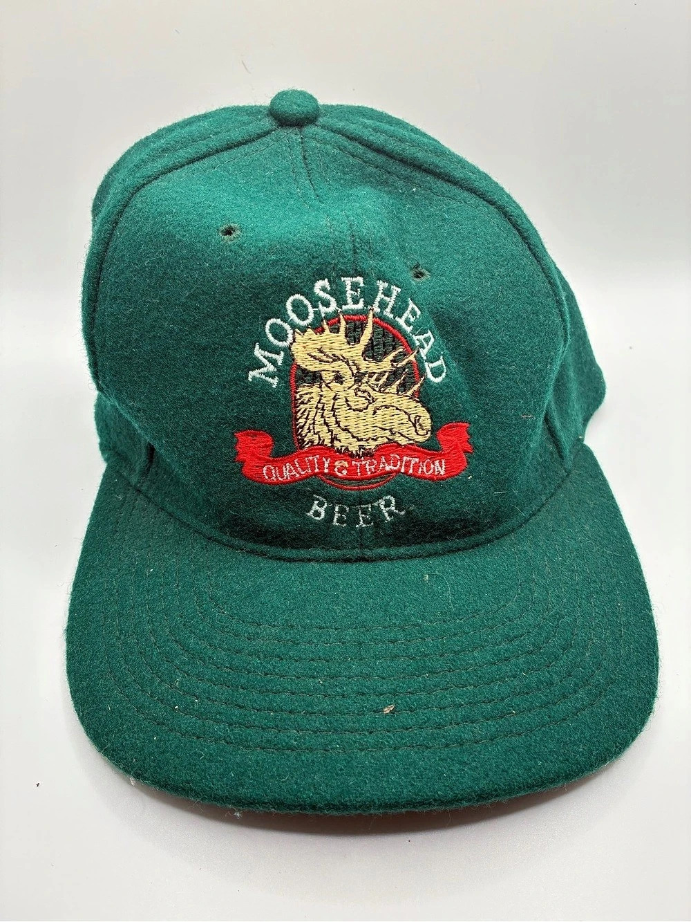 Vintage Moosehead Embroidered Green Baseball Cap